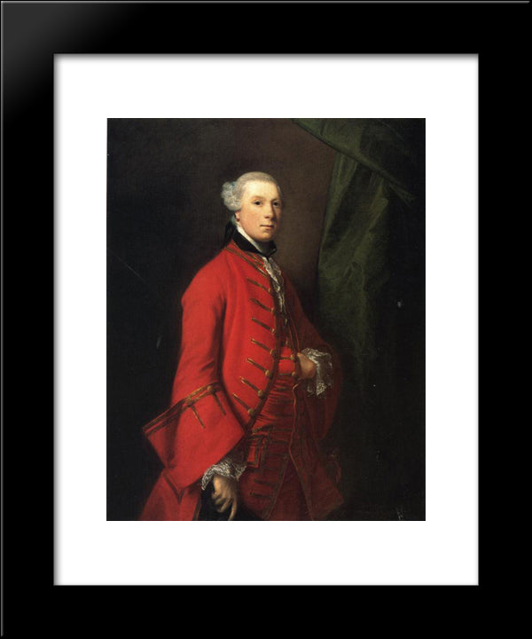 Portrait Of Robert Shafto, Called 'Bonnie Bobbie Shafto' 20x24 Black Modern Wood Framed Art Print Poster by Reynolds, Joshua