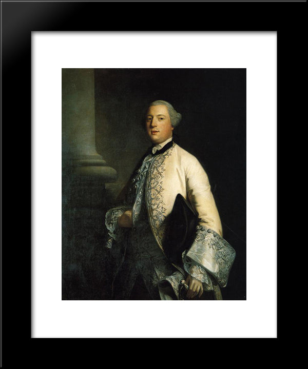 Sir John Molesworth 20x24 Black Modern Wood Framed Art Print Poster by Reynolds, Joshua