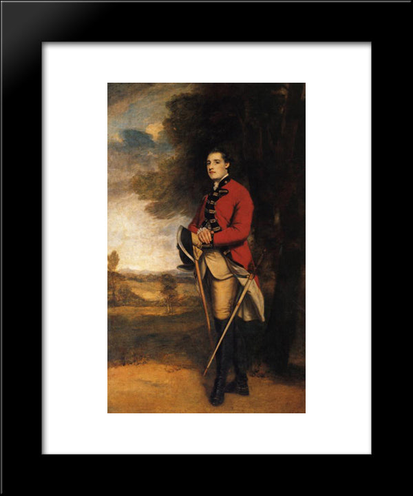 Sir Richard Worsley 20x24 Black Modern Wood Framed Art Print Poster by Reynolds, Joshua