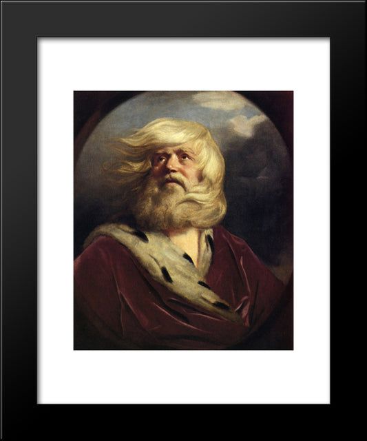 Study For King Lear 20x24 Black Modern Wood Framed Art Print Poster by Reynolds, Joshua