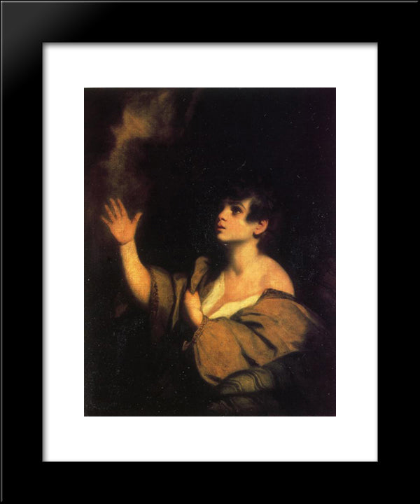 The Calling Of Samuel 20x24 Black Modern Wood Framed Art Print Poster by Reynolds, Joshua