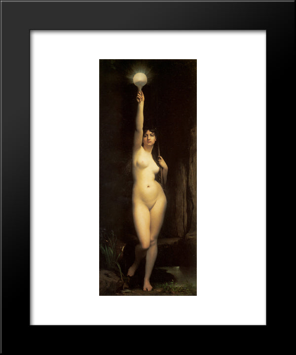 The Truth 20x24 Black Modern Wood Framed Art Print Poster by Lefebvre, Jules Joseph