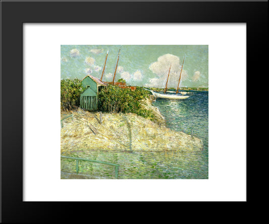 Nassau, Bahamas 20x24 Black Modern Wood Framed Art Print Poster by Weir, Julian Alden