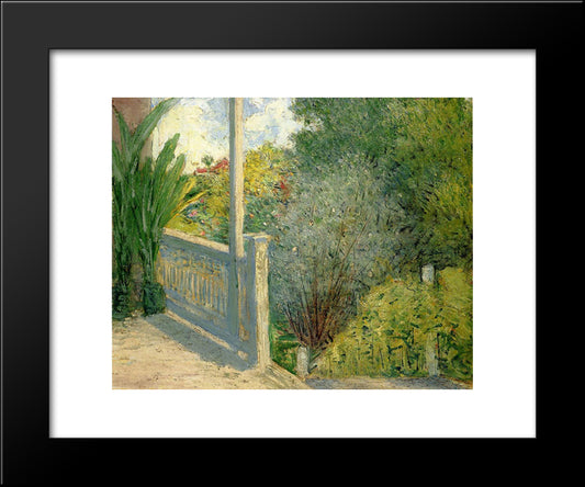 The Veranda 20x24 Black Modern Wood Framed Art Print Poster by Weir, Julian Alden