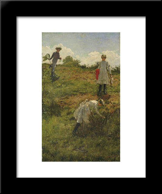 Summer Holidays 20x24 Black Modern Wood Framed Art Print Poster by Ashton, Julian