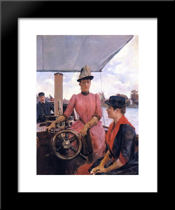 Full Speed 20x24 Black Modern Wood Framed Art Print Poster by Stewart, Julius LeBlanc