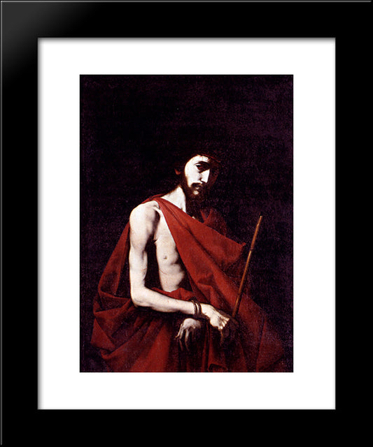 Ecce Homo 20x24 Black Modern Wood Framed Art Print Poster by Ribera, Jusepe de