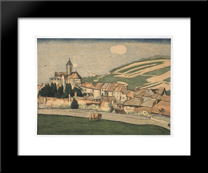 French Pastoral In Spring 20x24 Black Modern Wood Framed Art Print Poster by Yamamoto, Kanae
