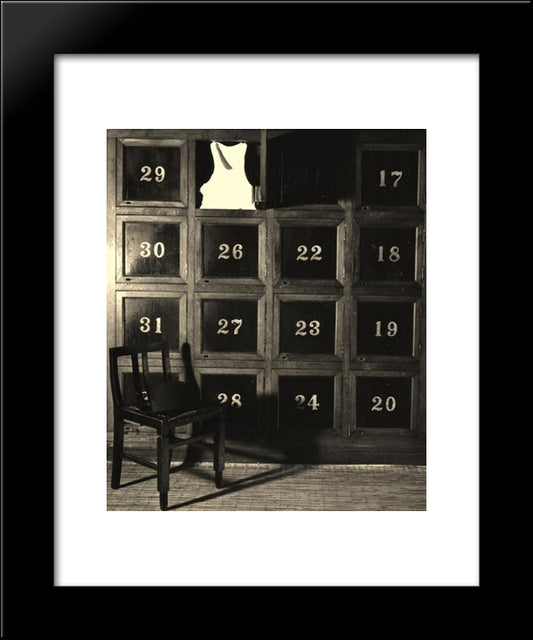 Premonition Of Genocide 20x24 Black Modern Wood Framed Art Print Poster by Yamamoto, Kanae