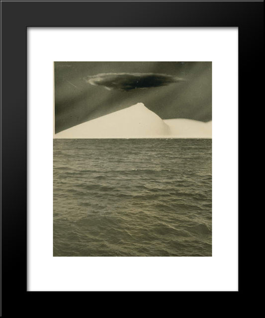 Scenery With Ocean 20x24 Black Modern Wood Framed Art Print Poster by Yamamoto, Kanae