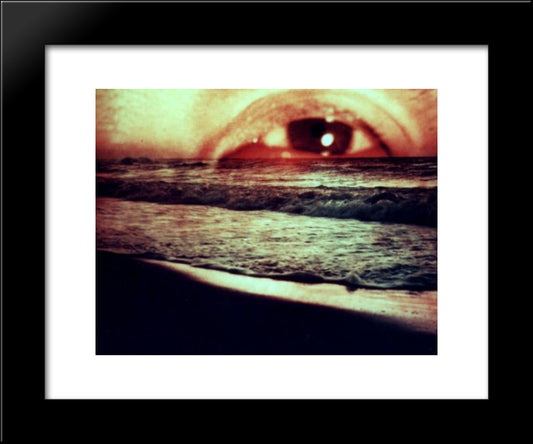 The Distance Between The Landscape And Dusk 20x24 Black Modern Wood Framed Art Print Poster by Yamamoto, Kanae
