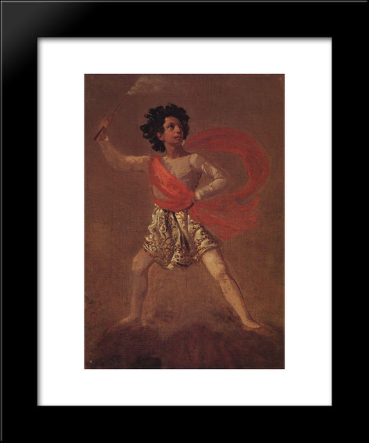 Voltigeur 20x24 Black Modern Wood Framed Art Print Poster by Bryullov, Karl