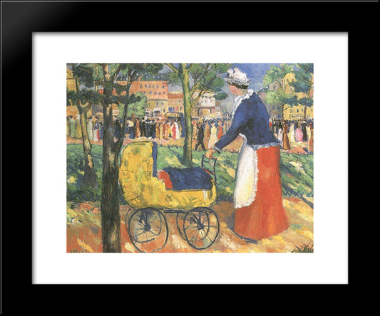 Boulevard 20x24 Black Modern Wood Framed Art Print Poster by Malevich, Kazimir