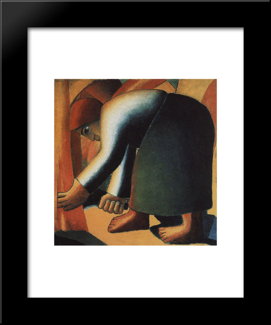 Reaper 20x24 Black Modern Wood Framed Art Print Poster by Malevich, Kazimir