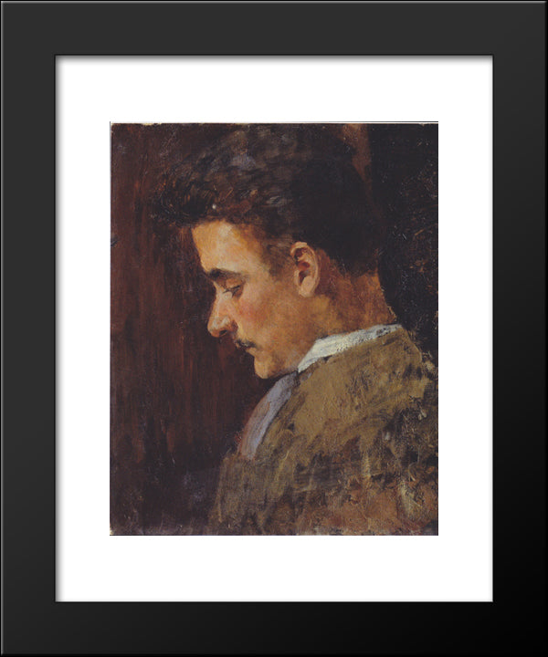 Rudolf Steindl, A Brother Of The Artist 20x24 Black Modern Wood Framed Art Print Poster by Moser, Koloman