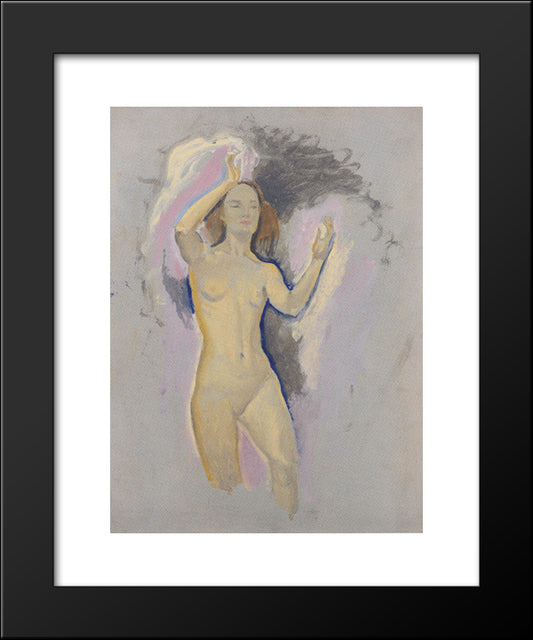 Study For Venus In The Grotto 20x24 Black Modern Wood Framed Art Print Poster by Moser, Koloman