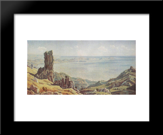 Devil'S Finger 20x24 Black Modern Wood Framed Art Print Poster by Bogaevsky, Konstantin