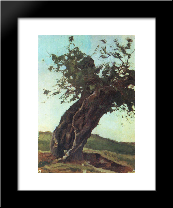 Old Trunk 20x24 Black Modern Wood Framed Art Print Poster by Bogaevsky, Konstantin