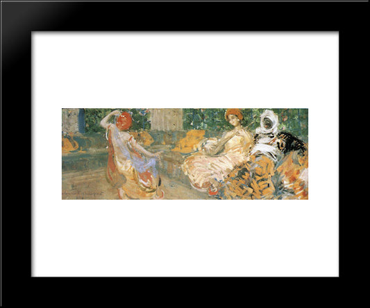 Bakhchisaray 20x24 Black Modern Wood Framed Art Print Poster by Korovin, Konstantin
