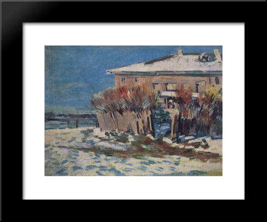 By The Spring 20x24 Black Modern Wood Framed Art Print Poster by Korovin, Konstantin