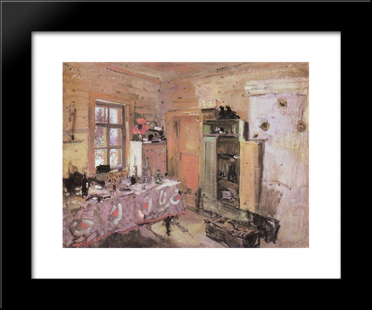 Interior 20x24 Black Modern Wood Framed Art Print Poster by Korovin, Konstantin