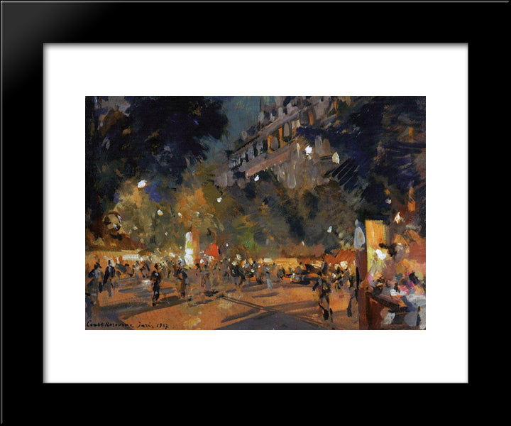 Paris 20x24 Black Modern Wood Framed Art Print Poster by Korovin, Konstantin