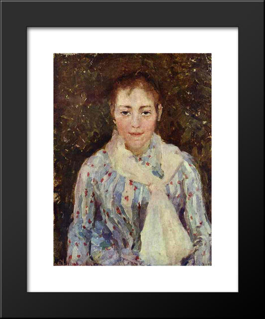 Portrait Of The Artist V. V. Wulf 20x24 Black Modern Wood Framed Art Print Poster by Korovin, Konstantin