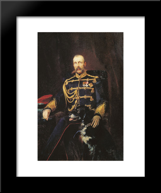 Alexander Ii Of Russia 20x24 Black Modern Wood Framed Art Print Poster by Makovsky, Konstantin