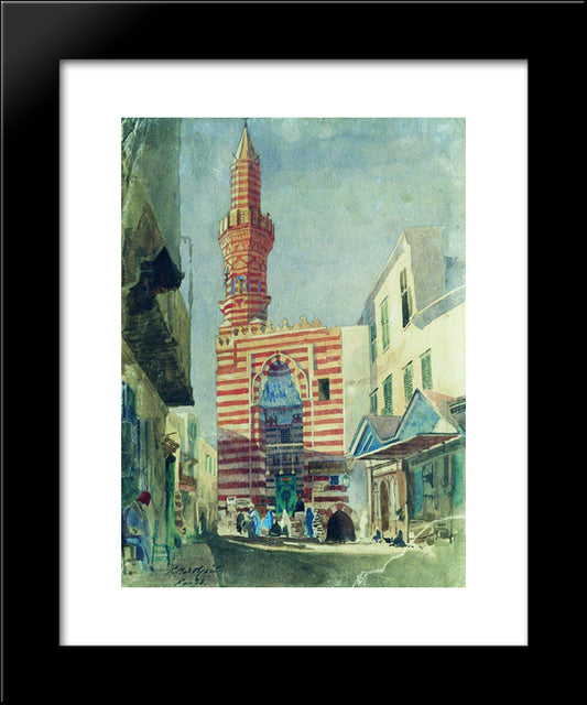 Cairo 20x24 Black Modern Wood Framed Art Print Poster by Makovsky, Konstantin