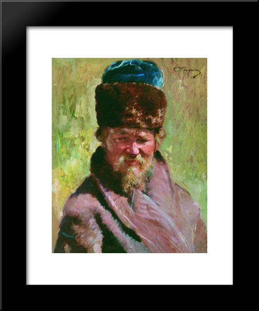Coachman 20x24 Black Modern Wood Framed Art Print Poster by Makovsky, Konstantin