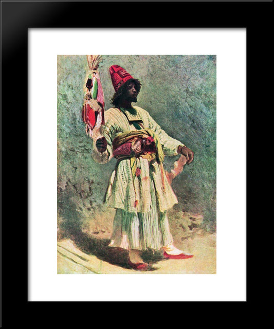 Dervish 20x24 Black Modern Wood Framed Art Print Poster by Makovsky, Konstantin