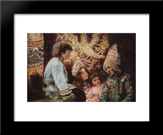 Fairy Tails 20x24 Black Modern Wood Framed Art Print Poster by Makovsky, Konstantin