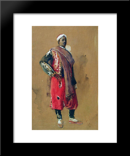 Moor 20x24 Black Modern Wood Framed Art Print Poster by Makovsky, Konstantin