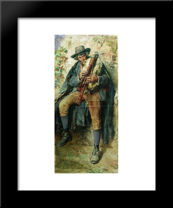 Piper 20x24 Black Modern Wood Framed Art Print Poster by Makovsky, Konstantin