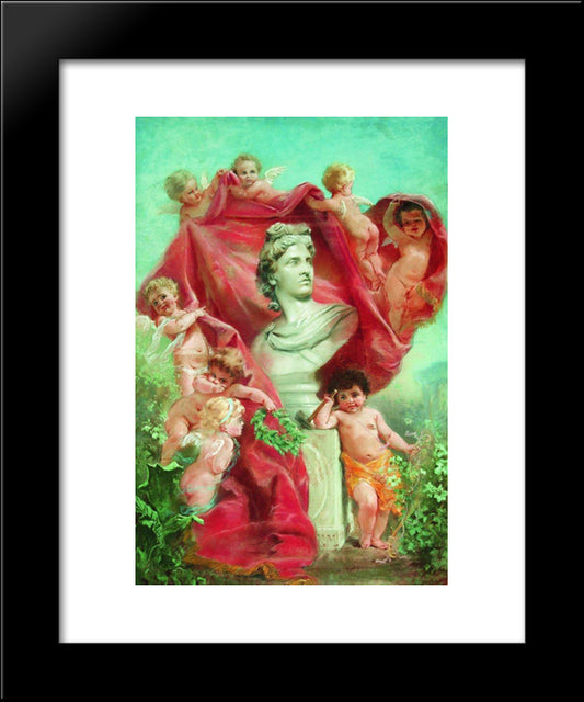 Sculpture 20x24 Black Modern Wood Framed Art Print Poster by Makovsky, Konstantin