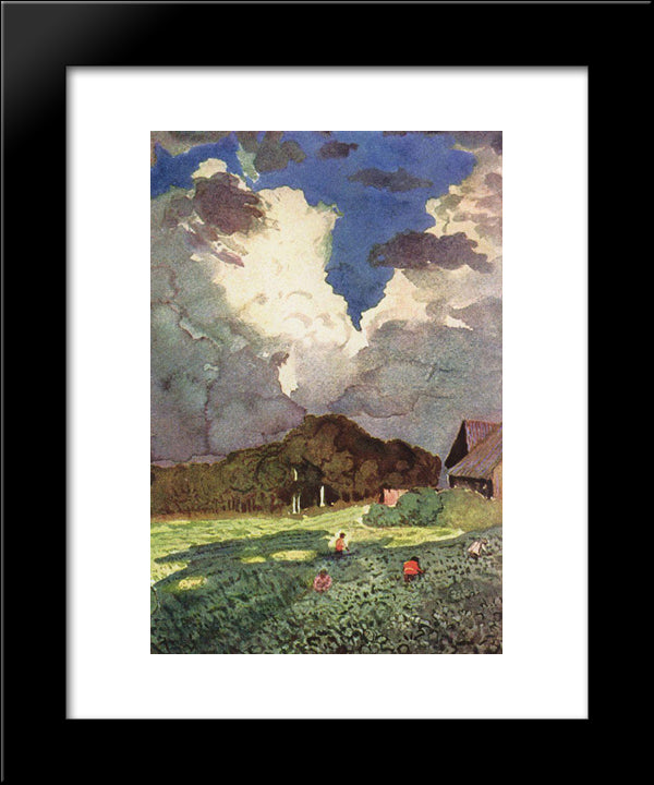 After The Storm 20x24 Black Modern Wood Framed Art Print Poster by Somov, Konstantin