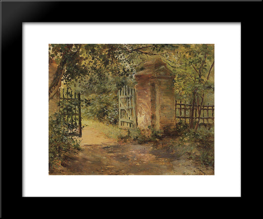The Road To Sekerin 20x24 Black Modern Wood Framed Art Print Poster by Somov, Konstantin