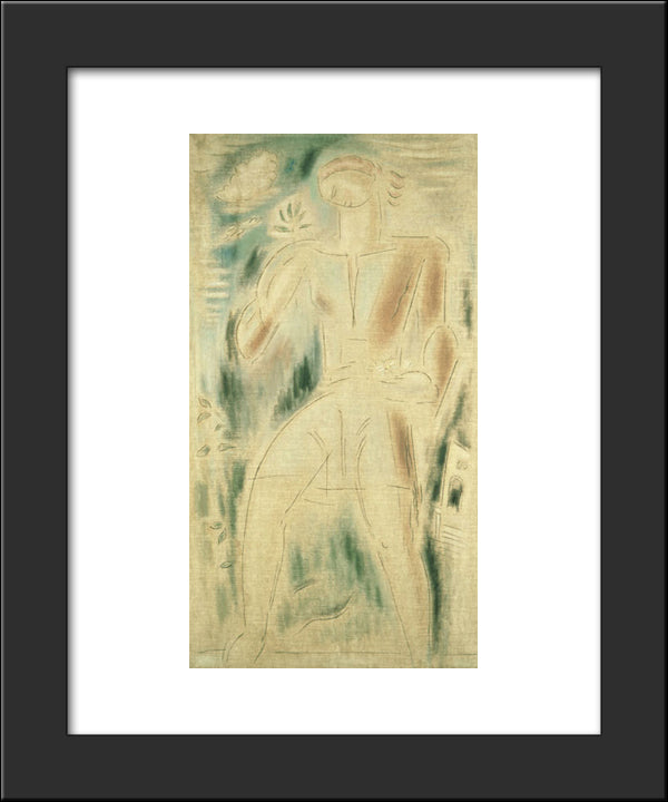Angel 20x24 Black Modern Wood Framed Art Print Poster by Parthenis, Konstantinos