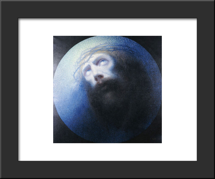 Christ 20x24 Black Modern Wood Framed Art Print Poster by Parthenis, Konstantinos