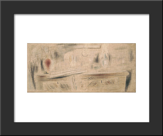 Still Life With Bottles 20x24 Black Modern Wood Framed Art Print Poster by Parthenis, Konstantinos