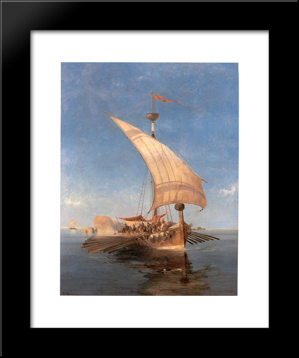 Argo 20x24 Black Modern Wood Framed Art Print Poster by Volanakis, Konstantinos