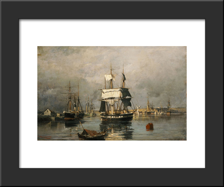 Before The Storm 20x24 Black Modern Wood Framed Art Print Poster by Volanakis, Konstantinos