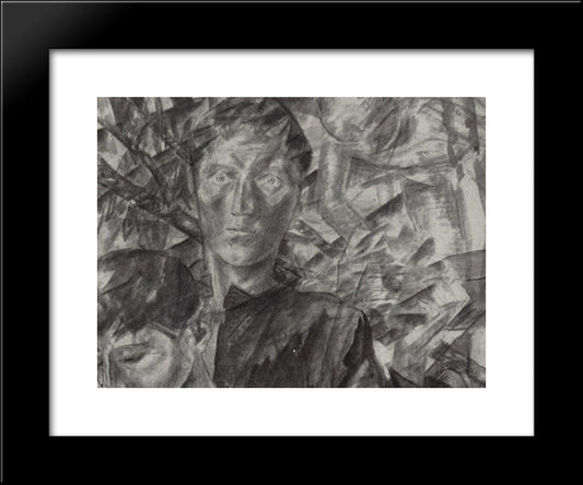 Arrangement 20x24 Black Modern Wood Framed Art Print Poster by Petrov Vodkin, Kuzma