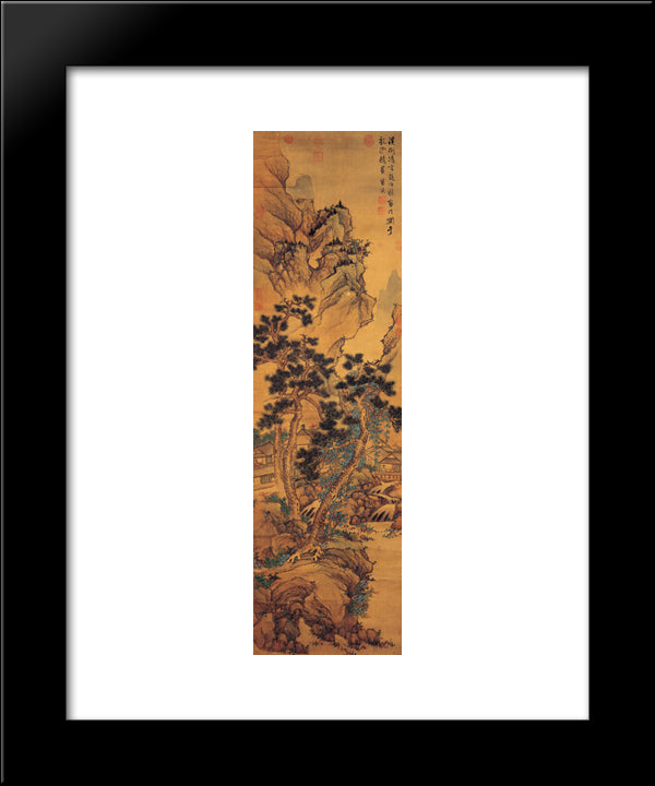Unknown Title 20x24 Black Modern Wood Framed Art Print Poster by Ying, Lan