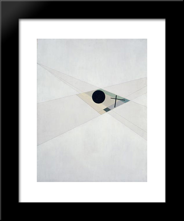 Axl Ii 20x24 Black Modern Wood Framed Art Print Poster by Moholy Nagy, Laszlo