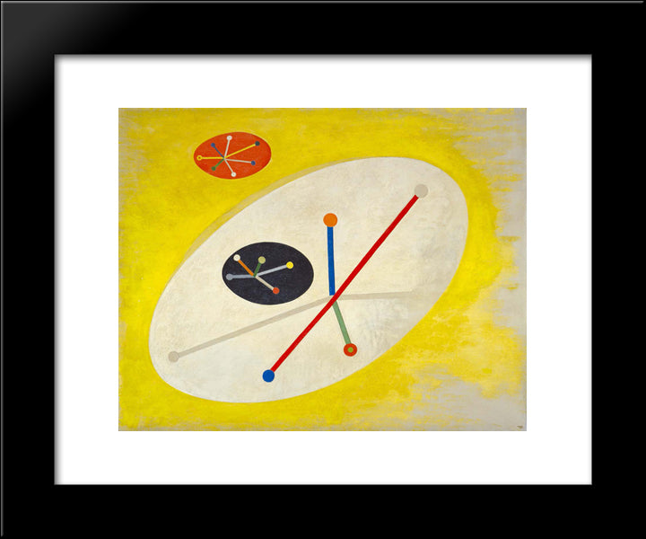 Leuk 5 20x24 Black Modern Wood Framed Art Print Poster by Moholy Nagy, Laszlo