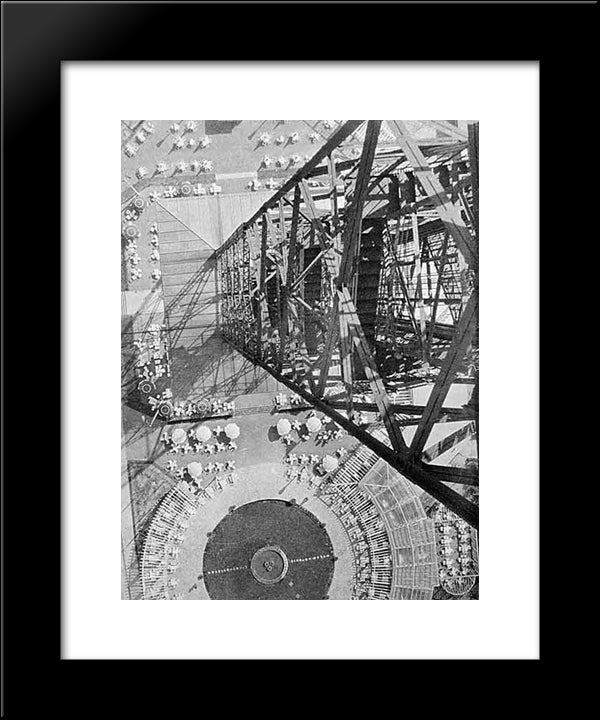 Radio Tower Berlin 20x24 Black Modern Wood Framed Art Print Poster by Moholy Nagy, Laszlo