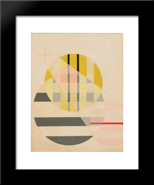 Z Ii 20x24 Black Modern Wood Framed Art Print Poster by Moholy Nagy, Laszlo