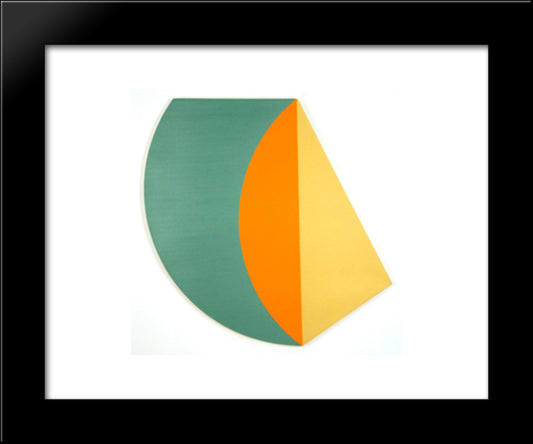 Incompassio 20x24 Black Modern Wood Framed Art Print Poster by Valledor, Leo