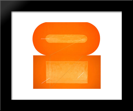 Rothkokoro 20x24 Black Modern Wood Framed Art Print Poster by Valledor, Leo